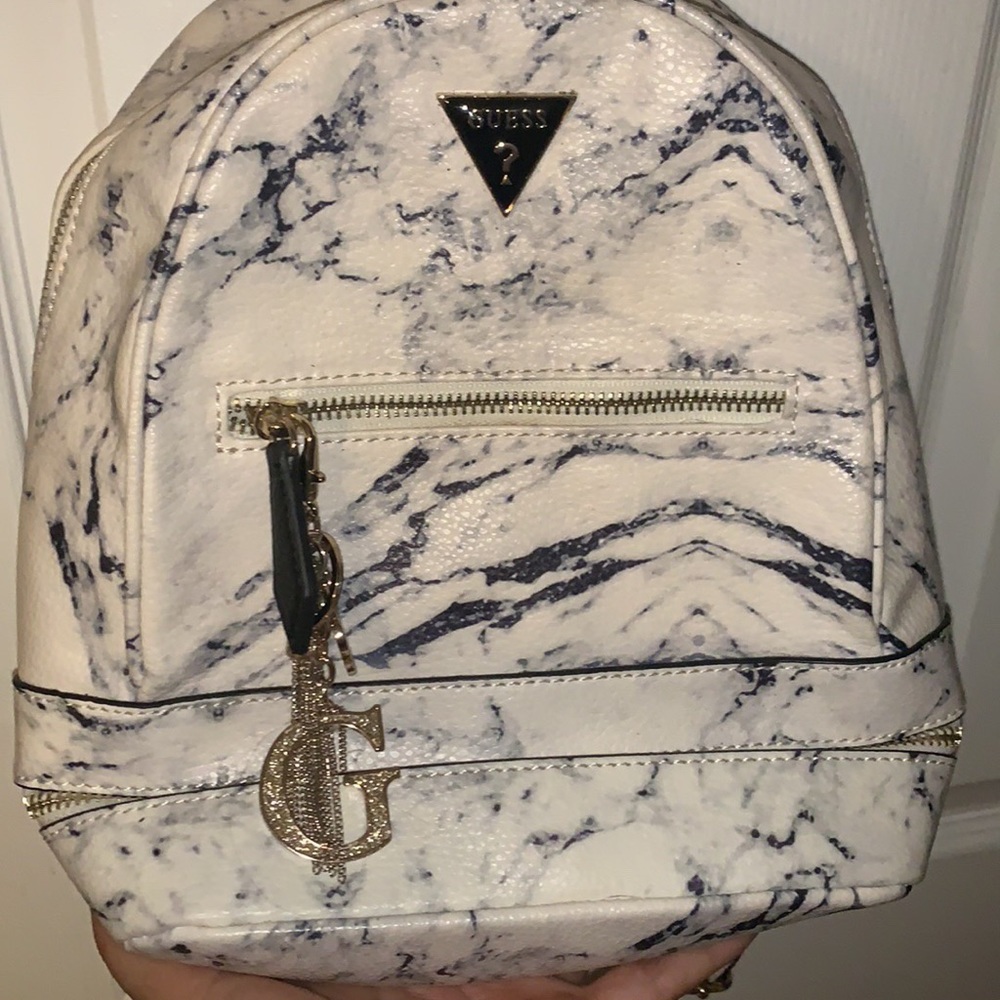 Mini guess marble backpack